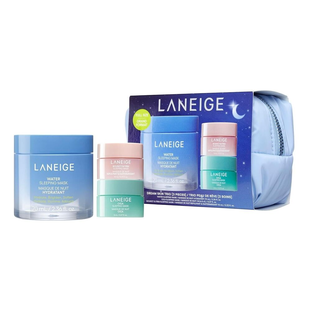 LANEIGE Dream Skin Trio Sleeping Masks Set limited-edition For Dryness Puffiness